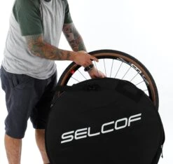 Selcof Padded Double Wheel And Tyre Bag -Planetx Shop BASEPDWTB P5
