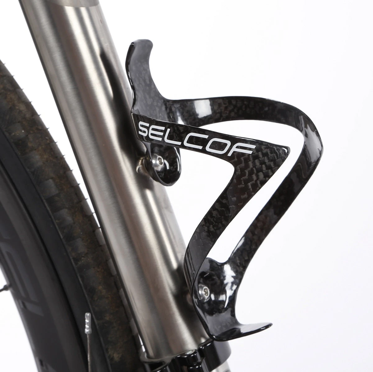 Selcof Carbon Bottle Cage Gloss Black 3 Selcof Carbon Bottle Cage Gloss Black