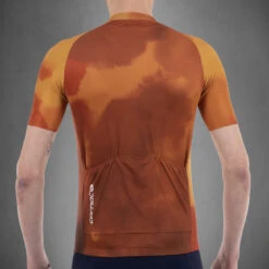 Carnac Men's Meteo Short Sleeve Jersey / Gold -Planetx Shop CLCAMSSJG P4