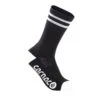 Carnac Stripe Perform Cycling Socks / Black & White -Planetx Shop CLCASTRPCSBWH P1