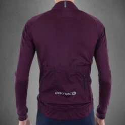 Carnac Men's Long Sleeve Windproof Cycling Jersey -Planetx Shop CLCAWLSJM BUR P4