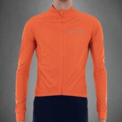 Carnac Men's Long Sleeve Windproof Cycling Jersey -Planetx Shop CLCAWLSJM ORA P3