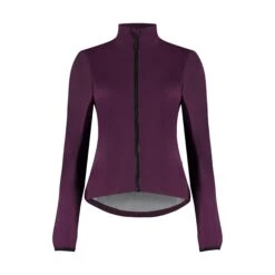 Carnac Women's Burgundy Waterproof Cycling Rain Jacket