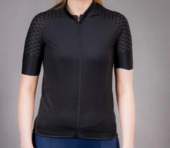 Carnac Women's Short Sleeve Jersey / Black -Planetx Shop CLCAWSSJBLK P7