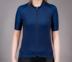 Carnac Women's Short Sleeve Jersey / Navy -Planetx Shop CLCAWSSJNAV P7