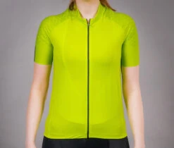 Carnac Women's Short Sleeve Jersey / Zesty Lime -Planetx Shop CLCAWSSJZL P7