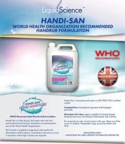 Handi-San WHO Approved Hand Sanitiser