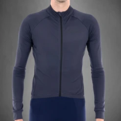Carnac Men's Long Sleeve Cycling Jersey -Planetx Shop Long sleave jersey Blue Model