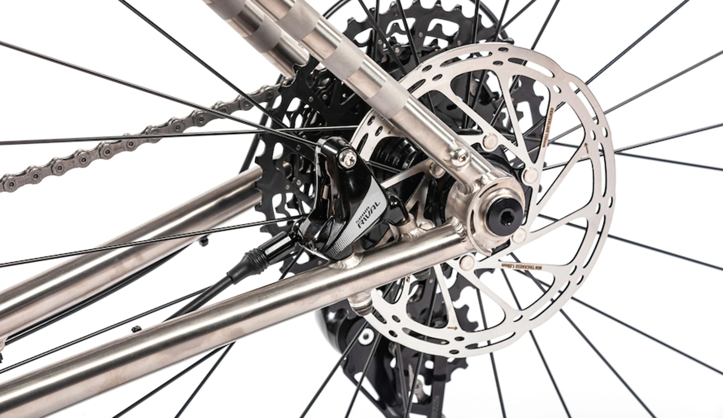 Planet X Tempest SRAM Rival 1 Titanium Gravel Bike 5 Planet X Tempest SRAM Rival 1 Titanium Gravel Bike - Image 3